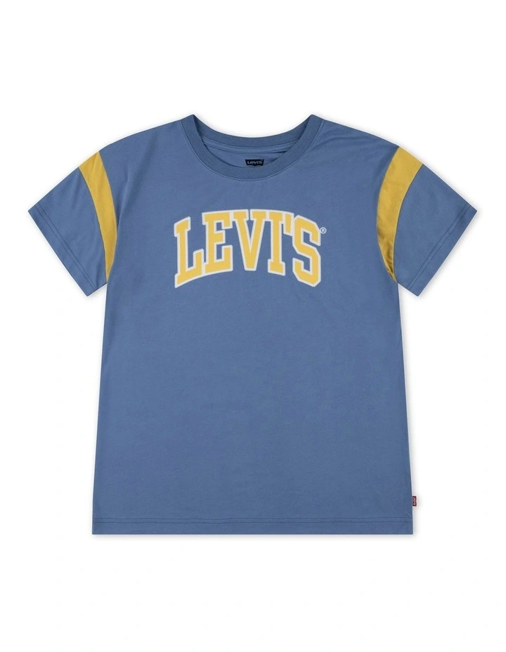 Organic Prep Sport Tee in Coronet Blue