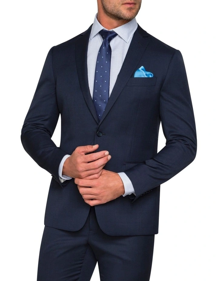 Slim Suit Jacket in Navy
