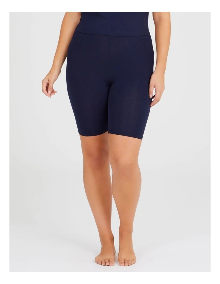 Bamboo Anti Chafe Crop Short Dark Indigo