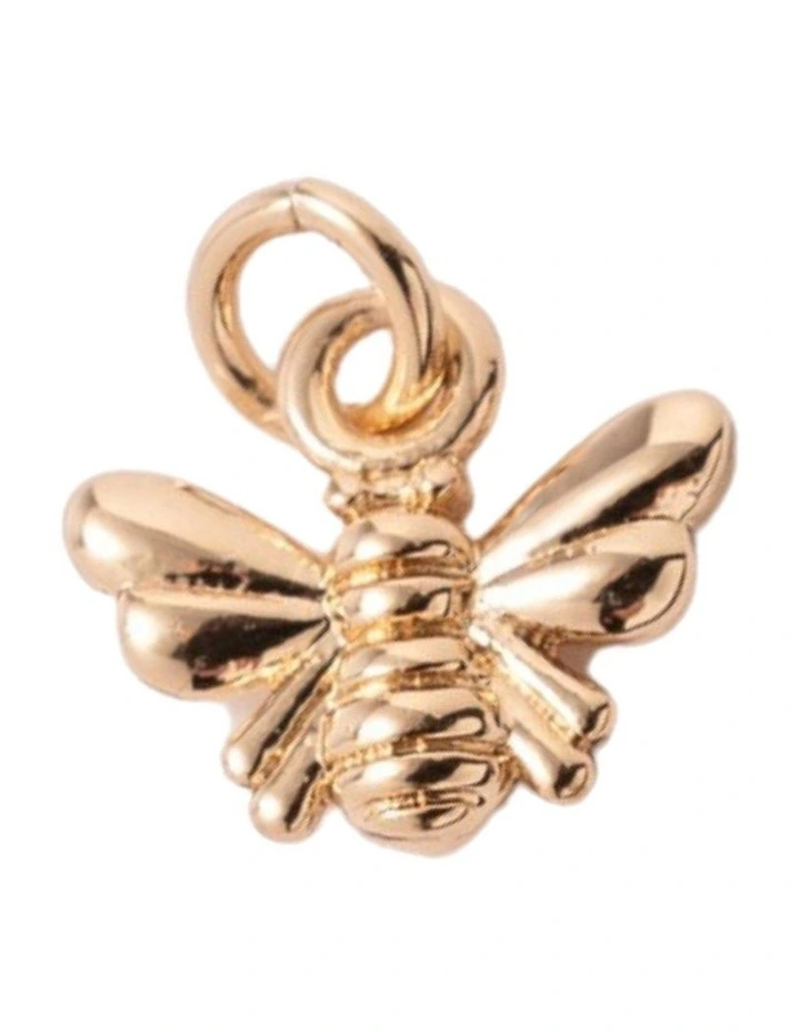 Isadora Aurelia Bee Charm in Light Gold