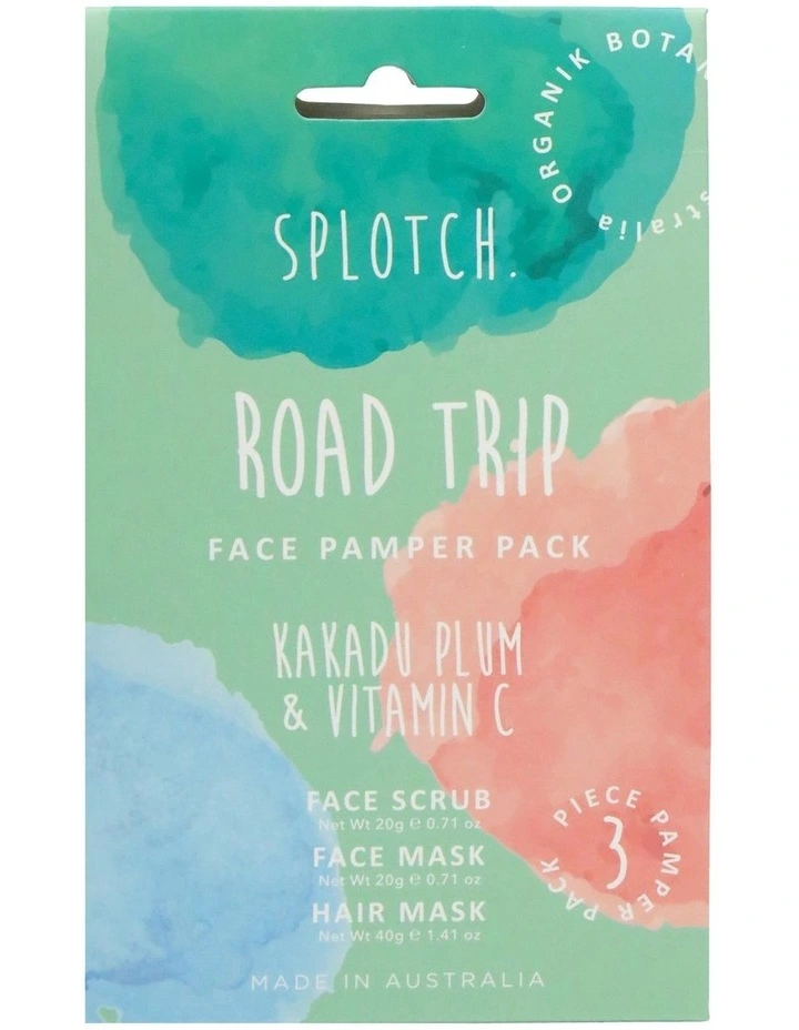Splotch Kakadu Plum And Vit C Road Trip Face Pamper Pack