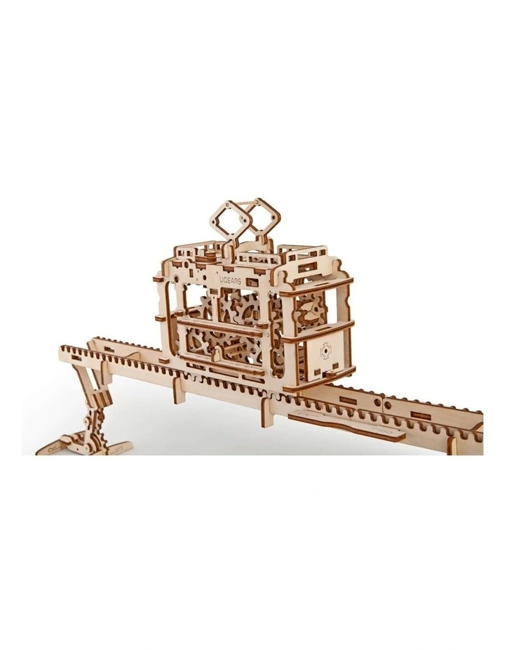 Tram on Rails 154 Piece Wooden 3D Puzzle