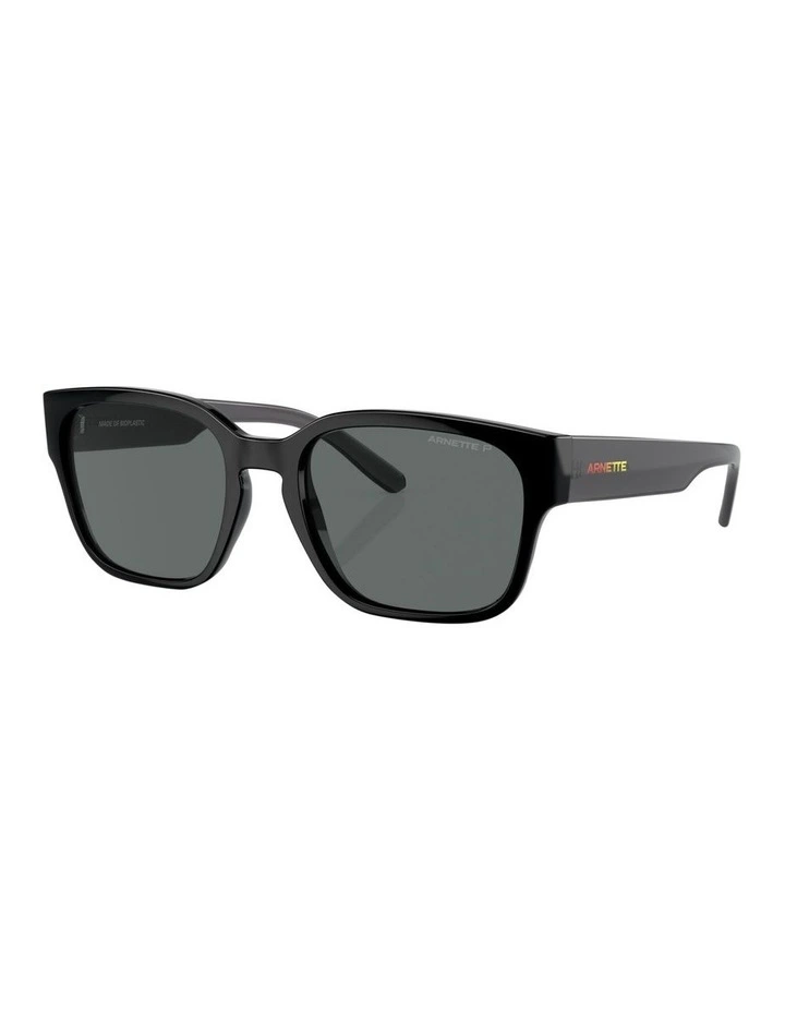 Hamie Polarised Sunglasses in Black
