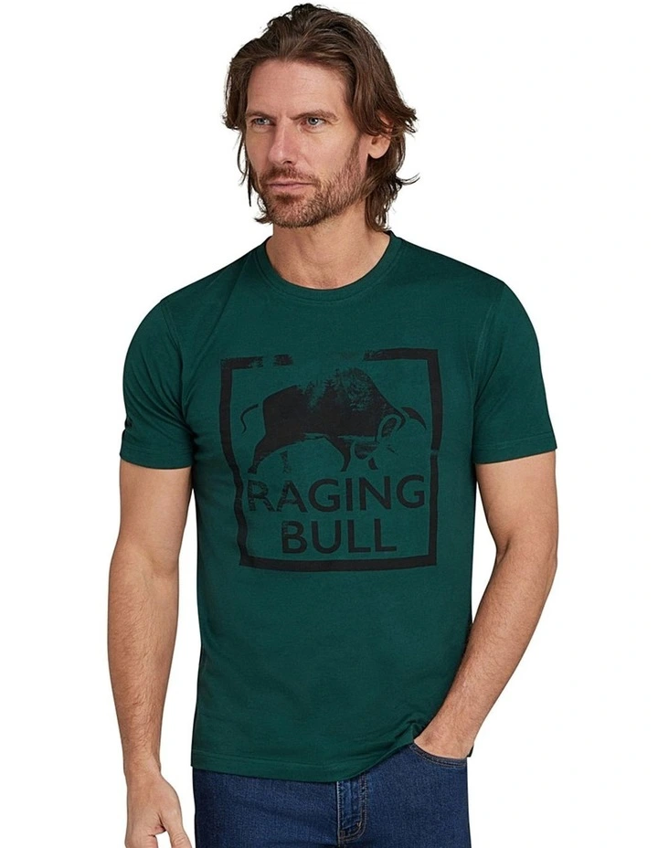 Wilderness Bull T-shirt in Forest