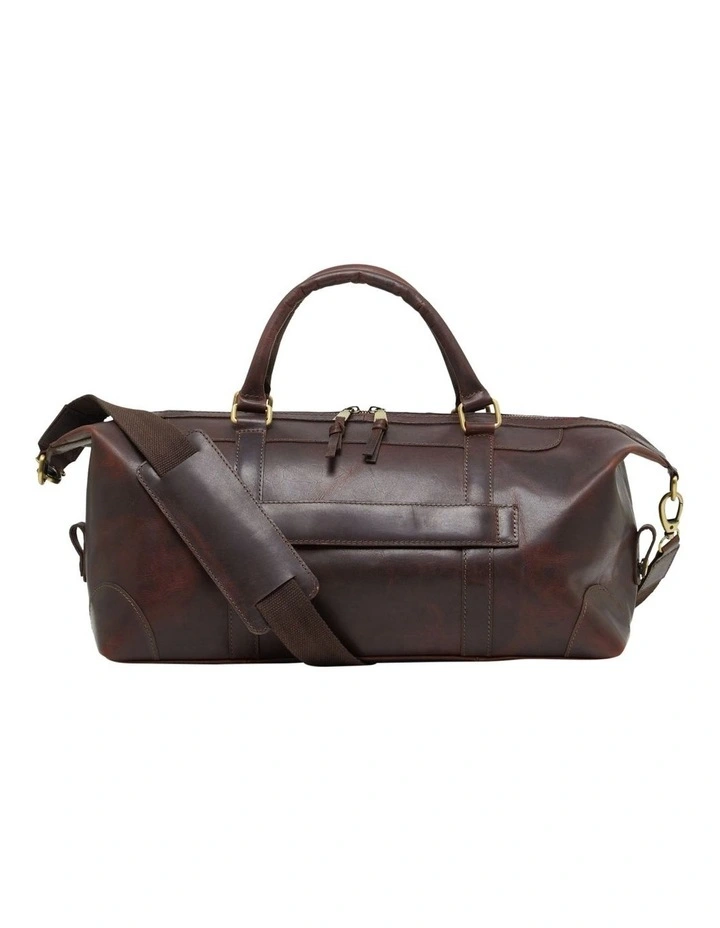Griffin Small Overnighter in Saddle Tan