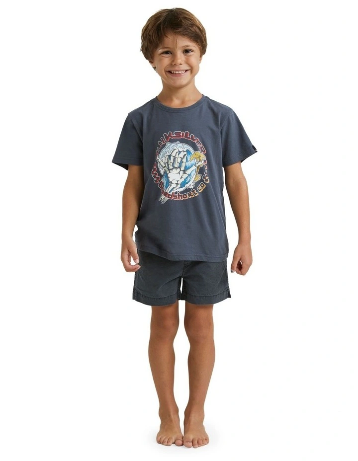 Shaka Bones T-shirt in Iron Gate