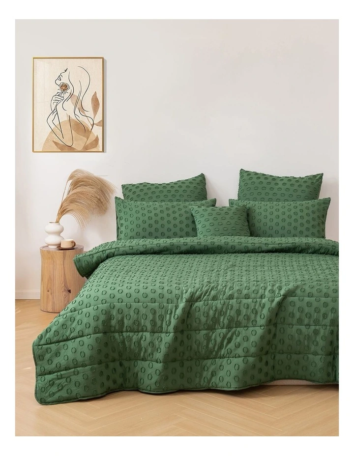 Haven Spot Comforter Set 6 Piece in Eden