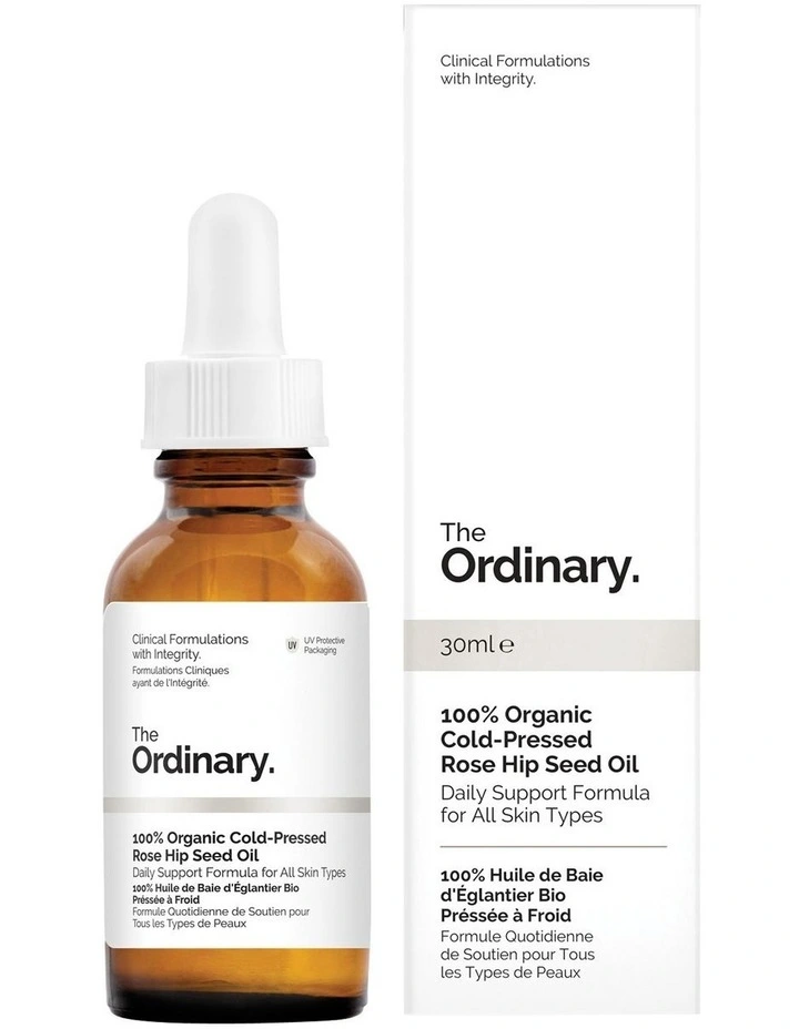 Organic Cold-Pressed Rose Hip Seed Oil Treatment 30ml