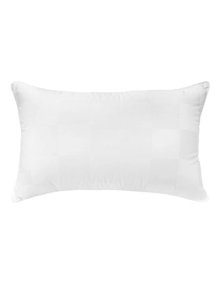 Won't Go Flat Pillow in White