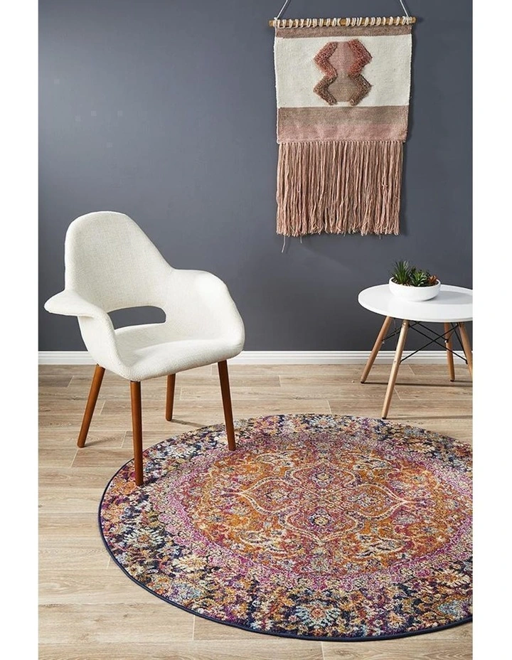Museum Preston Round Rug in Multi