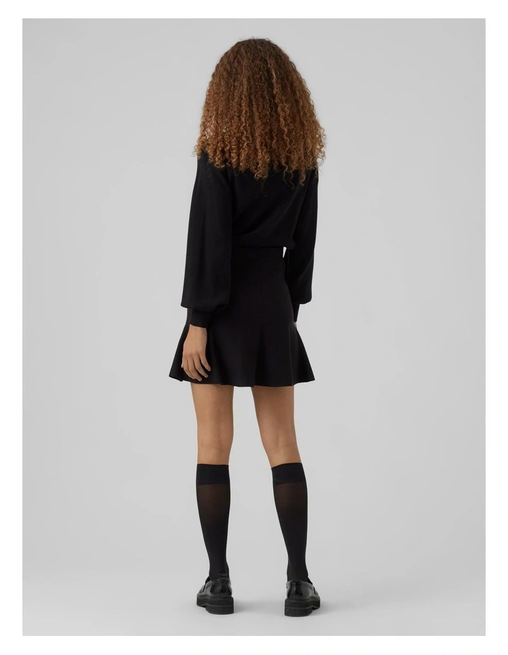 Nancy Mini Skirt in Black