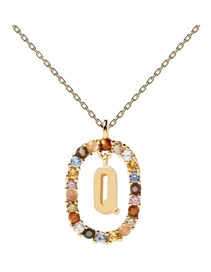 Letter Q Multi Necklace