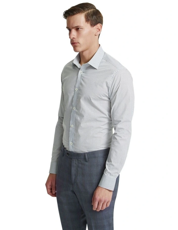 Beckton Printed Shirt in Blue
