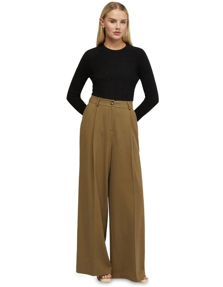 Jada Sknny Rib Knit in Black