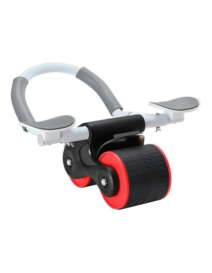 Ab Roller Automatic Rebound Abdominal Wheel with Knee Pad in Orange