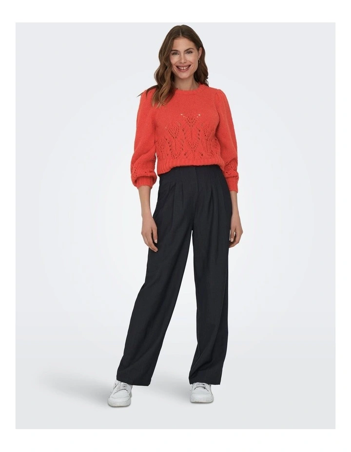 Carlie Life Knit Jumper in Red