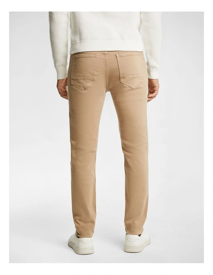 Bono Slim Jean in Tan Brown