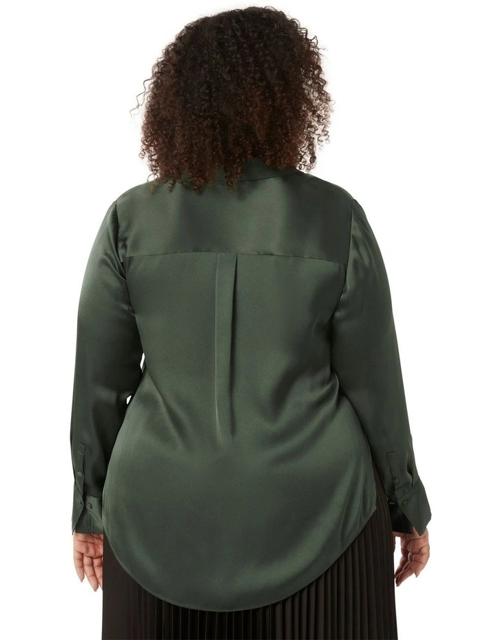 Harvey Notched Shirt in Green
