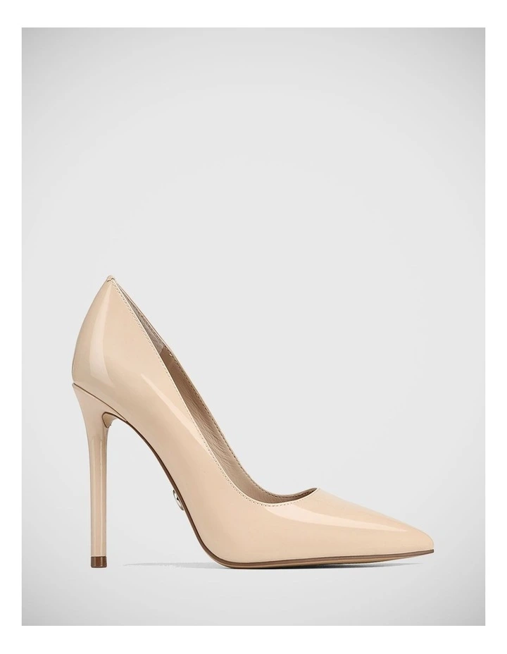 Violeta Patent Leather Pump in New Flesh