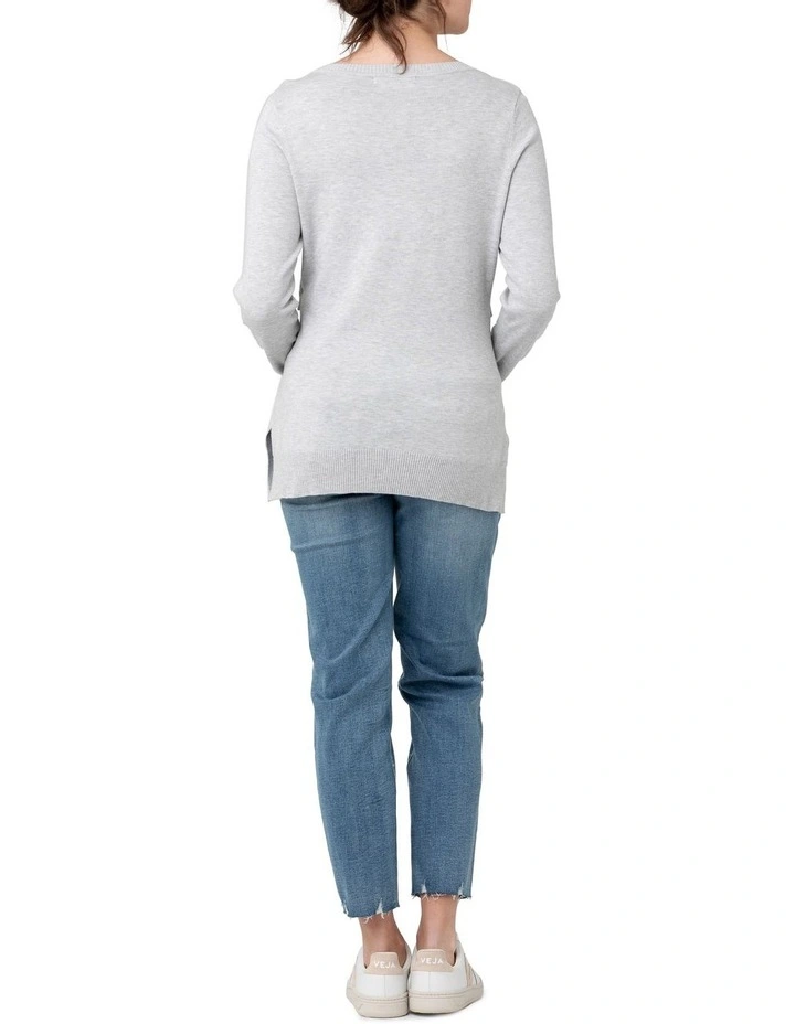 Toni Nursing Knit in Grey