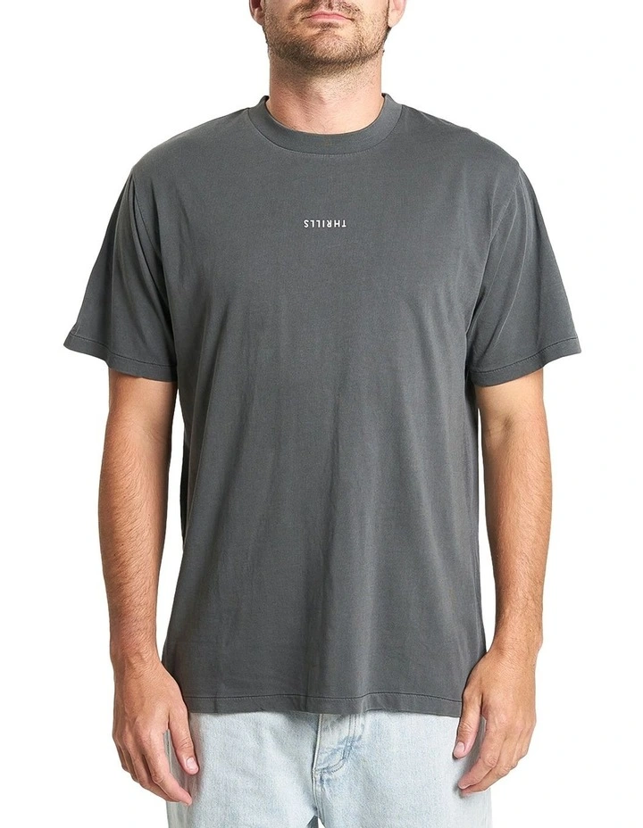 Minimal Merch Fit Tee in Blue Rinse