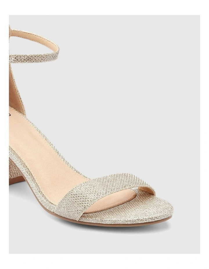 Pusha Heels in Gold