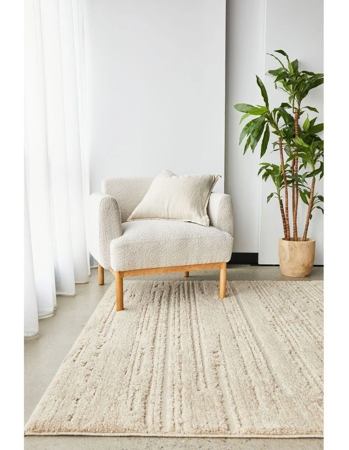 Serenade Ezra Natural Rug in Beige