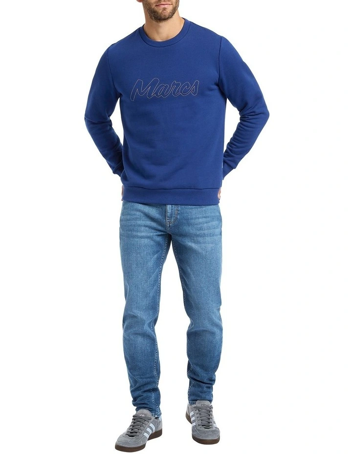 My Word Fleece Sweatshirt in Sapphire