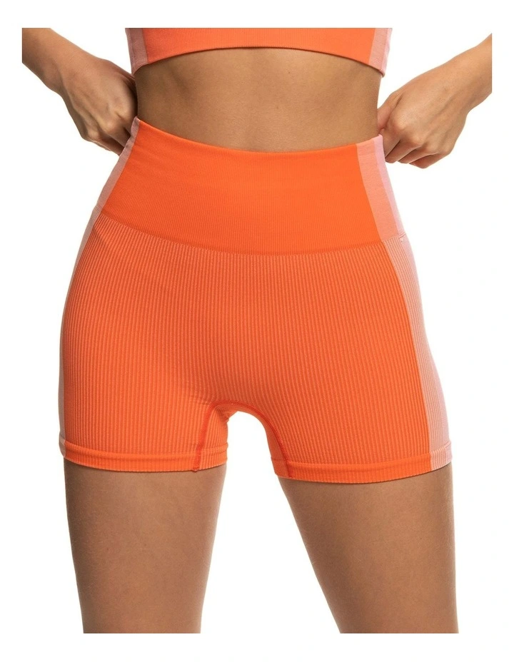Chill Out Seamless Bike Shorts in Tigerlily
