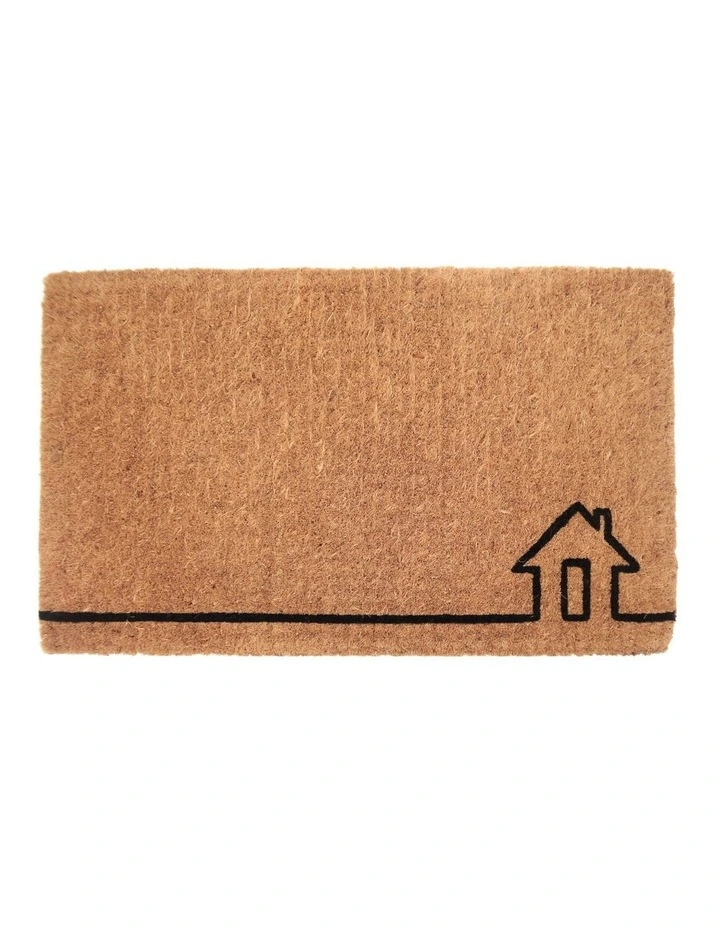 45x75cm Ghar Natural 100% Coir Doormat