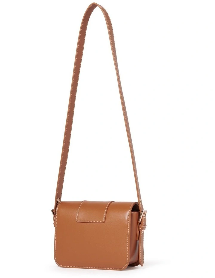 Signature Gwyn Square Shoulder Bag in Brown