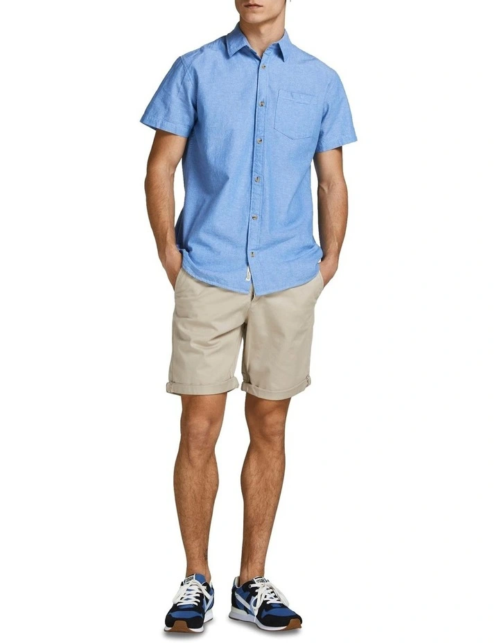 Bowie Solid Shorts in Oxford Tan