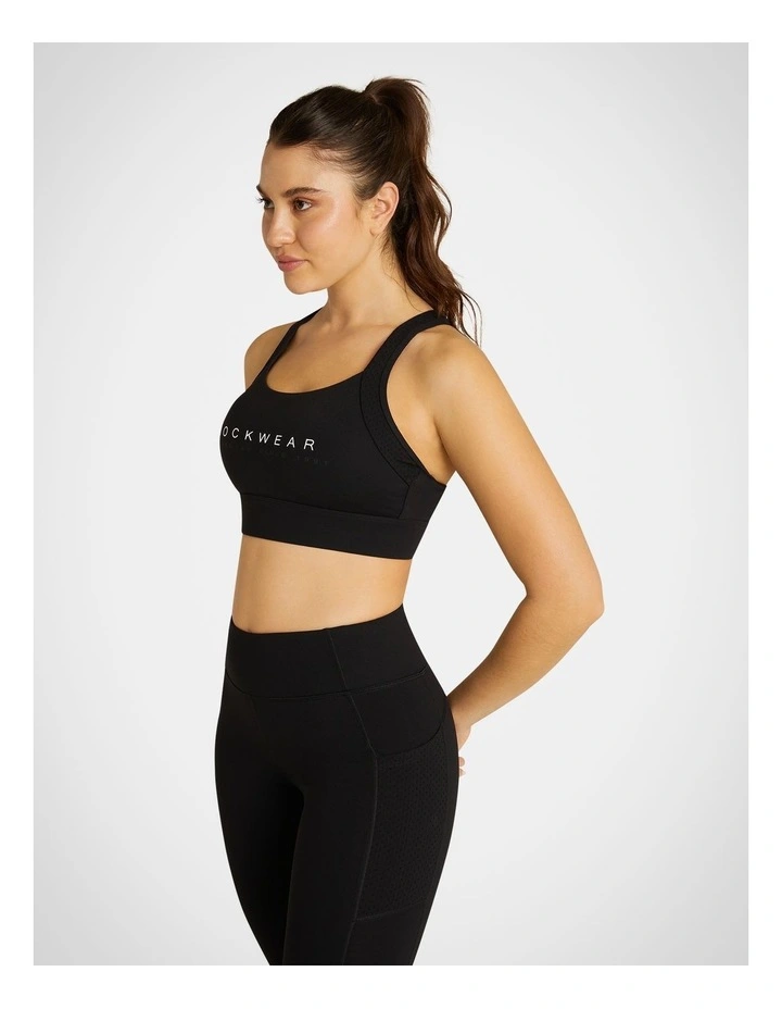 Sprint High Impact Sports Bra in Black