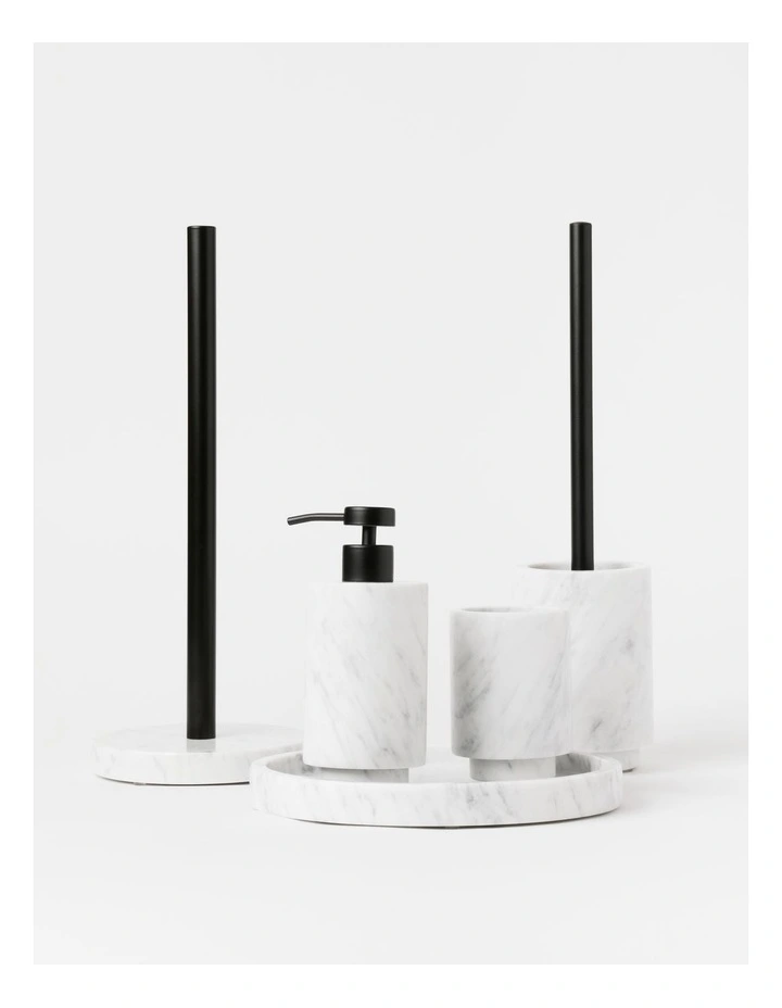 Grace Marble Bathroom Accessories in Grey