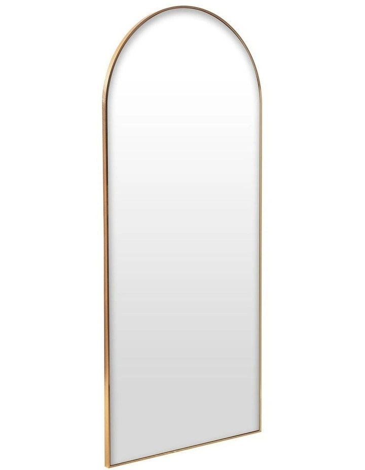 Standing Arched Mirror 180cm in Gold
