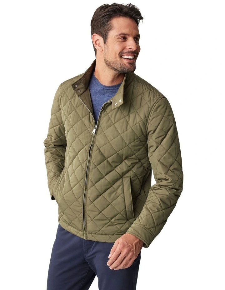 Campbell Zip Harrington in Olive