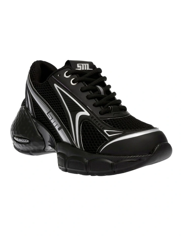 Satellite Sneakers in Black/Silver