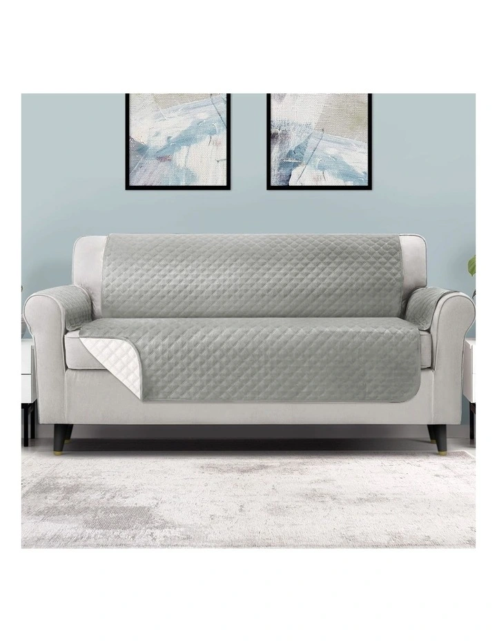 Sofa Cover Couch 4 Seater in Grey