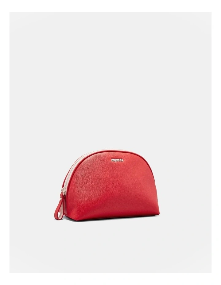 Cargo Cosmetic Pouch in Racer Red