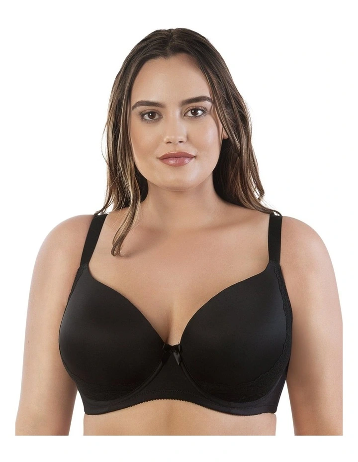 Casey Contour Plunge Bra in Black