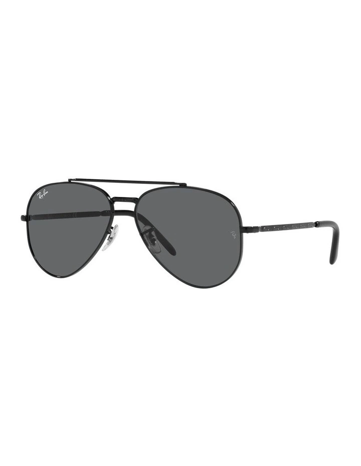 New Aviator Black Sunglasses
