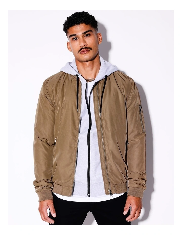 Langy Bomber Jacket in Brown