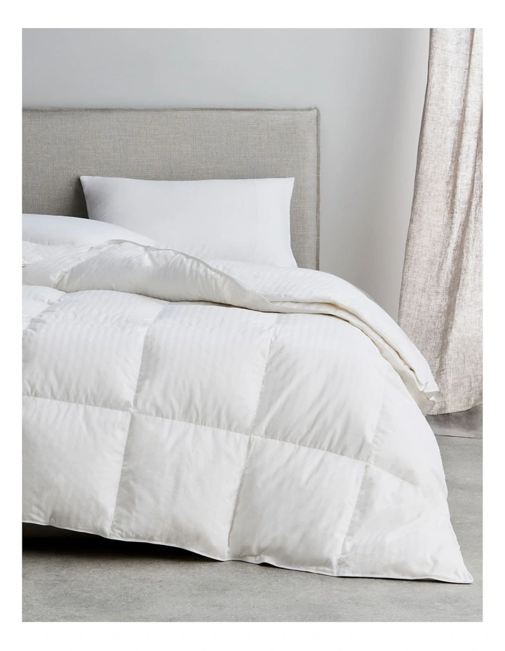 Deluxe 2in1 Feather & Down Quilt in Snow