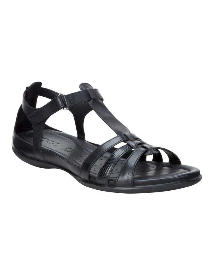 Flash T-Strap Sandal In Black