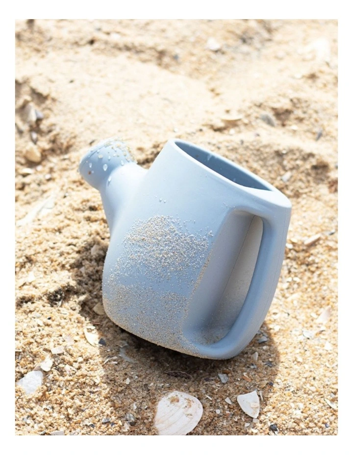 Silicone Watering Can Beach and Bath Toy in Duck Egg