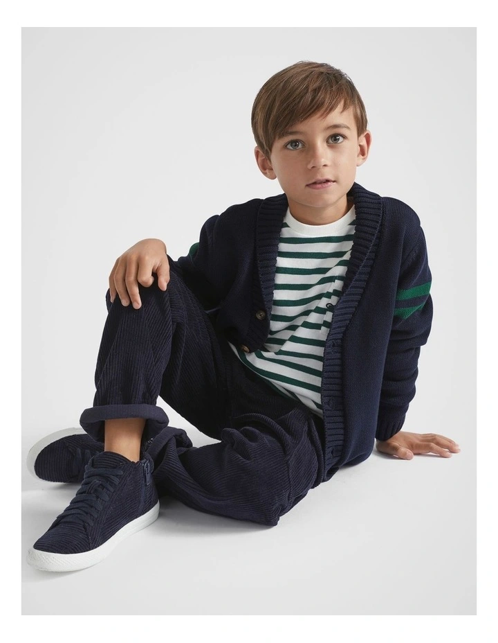 Shawl Cardigan in Midnight Blue
