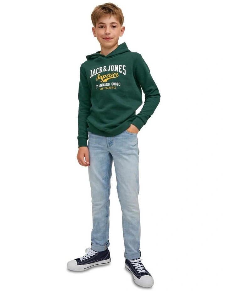 Hooded Logo Sweat in Pine Grove