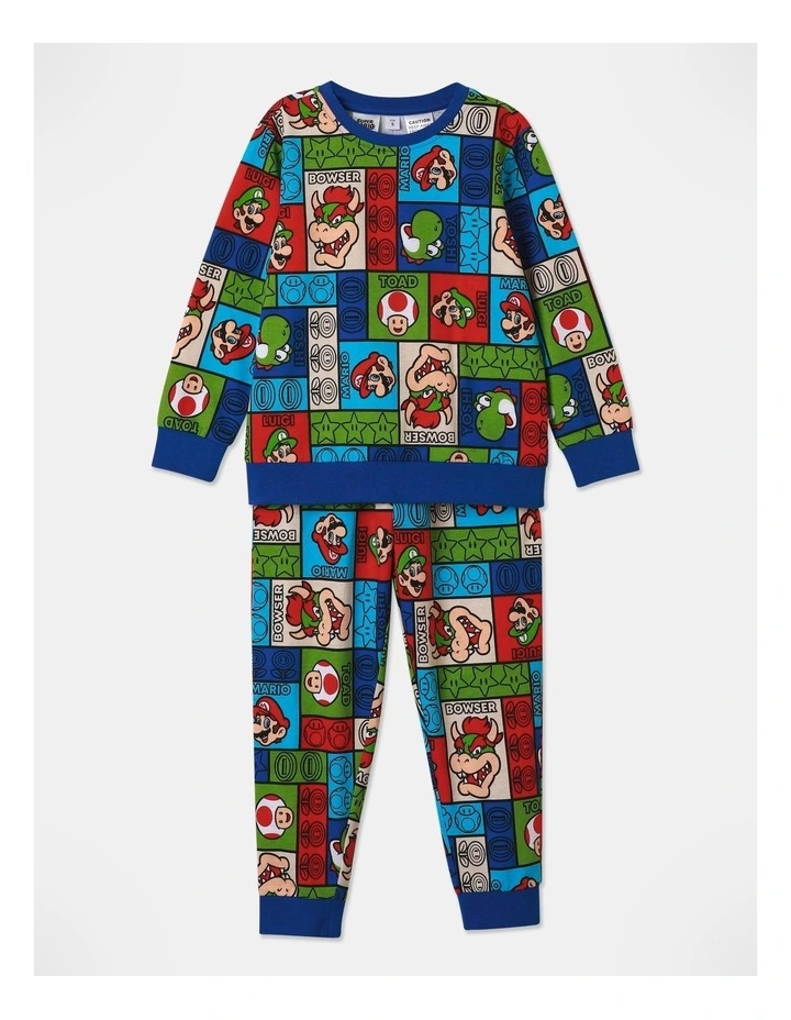 Super Mario Pyjama Set in Blues