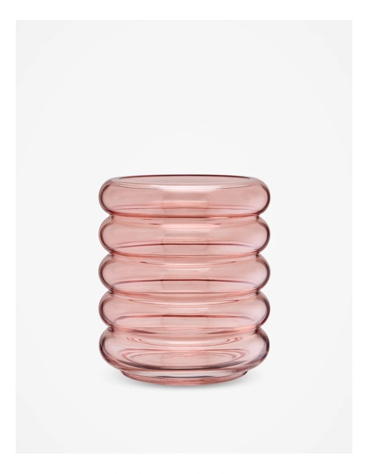 Zeno Small Vase in Faded Terracotta