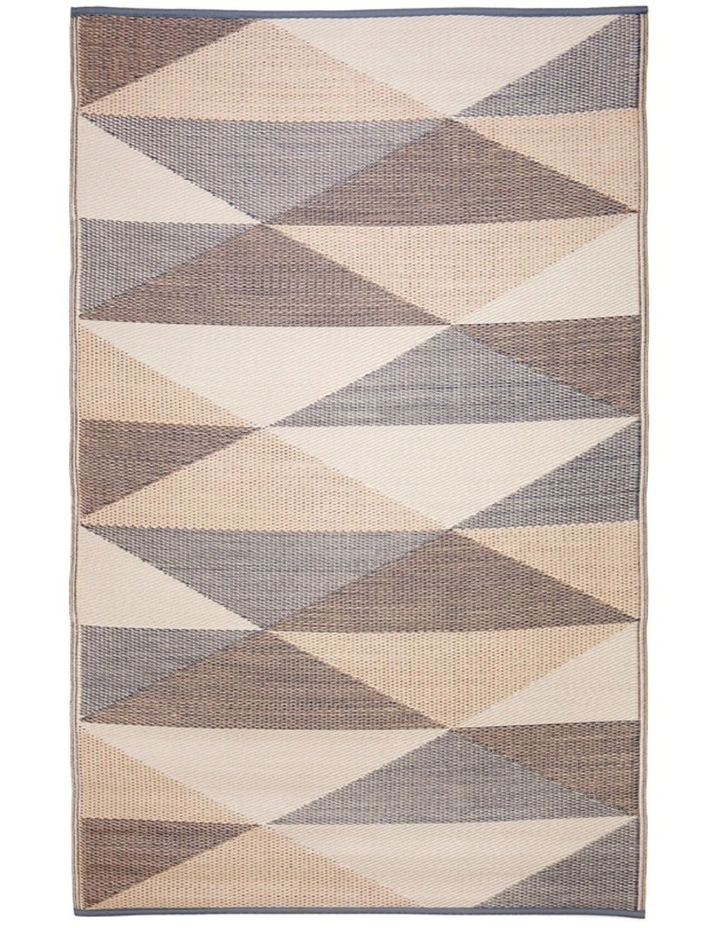 120x179cm Monaco Champagne Beige Recycled Plastic Outdoor Rug and Mat